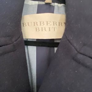 Burberry long wool coat